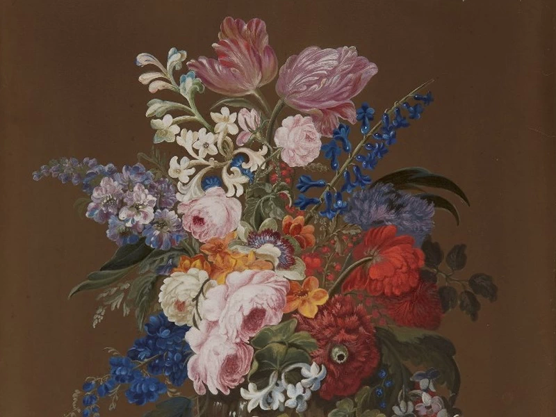 1688-Amalia Pachelbel - Natura morta con fiori